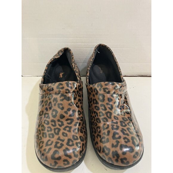 Leopard Print Women's Mules - Picture 2 of 8